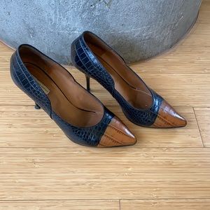 DRIES VAN NOTEN POINTED TOE HEELS